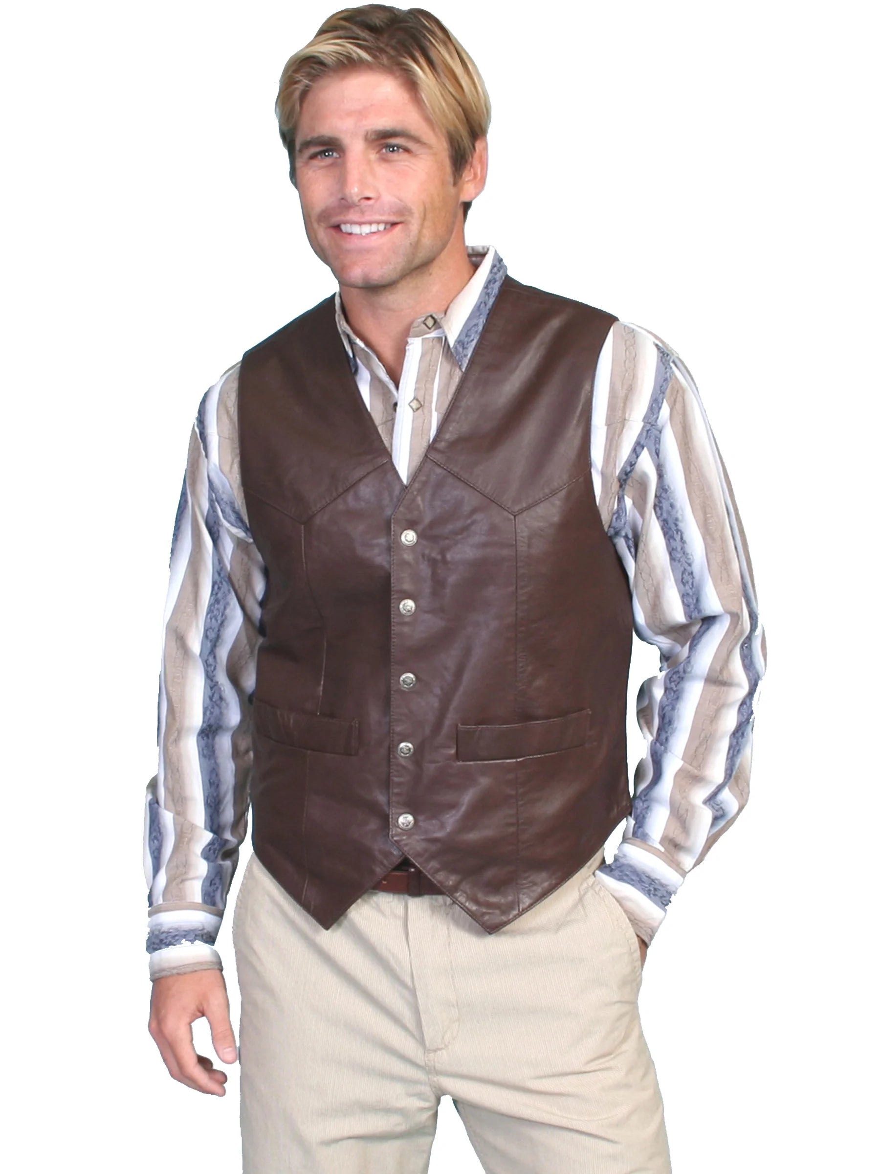 Scully Open Range (agneau 507) – Gilet pour hommes