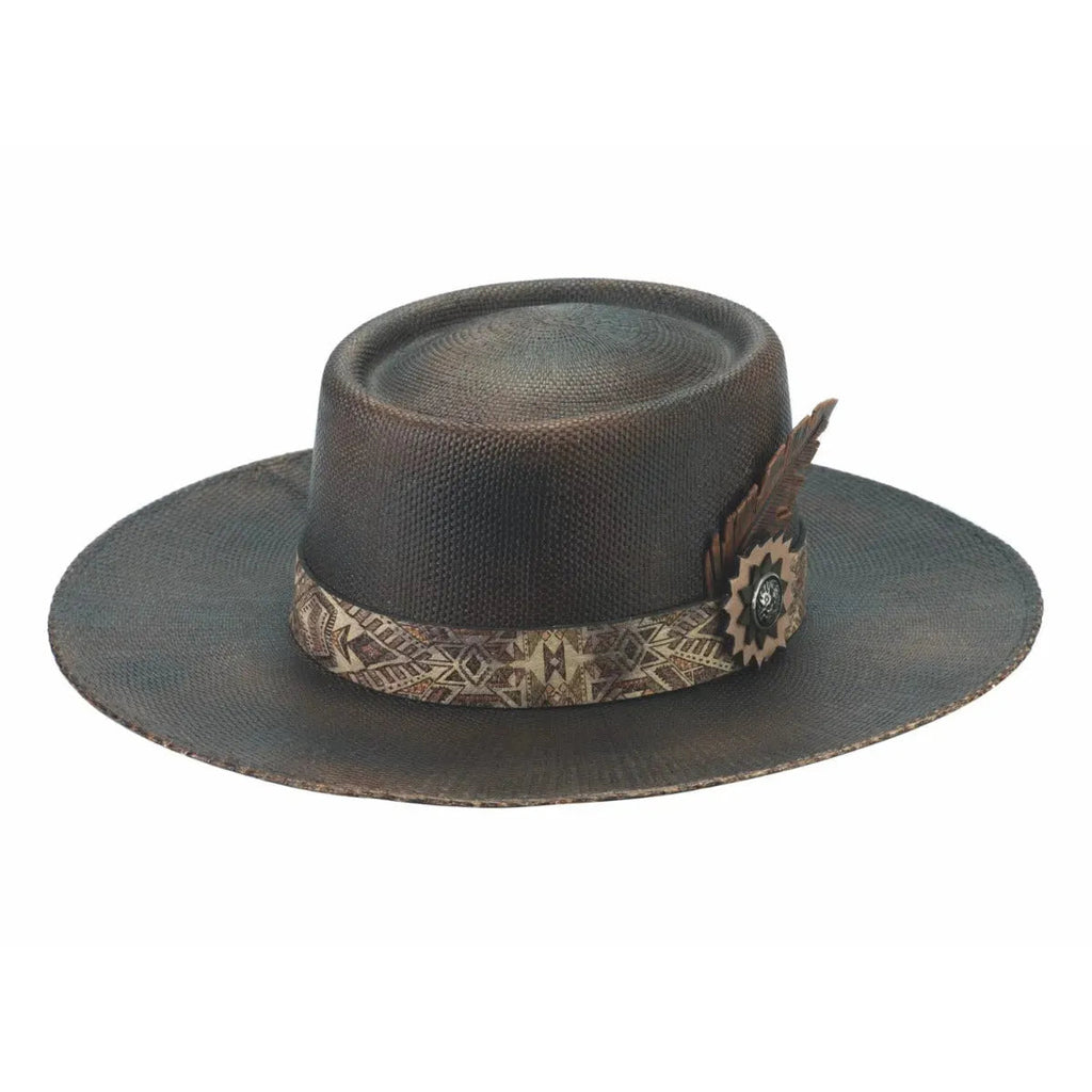 Bullhide Unusual - Chapeau de paille Gambler Bangora