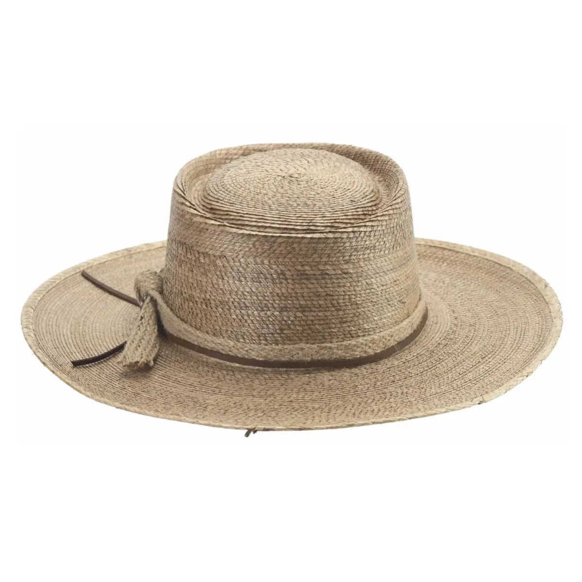 Chapeau de Cowboy en Cuir - Straw Gambler