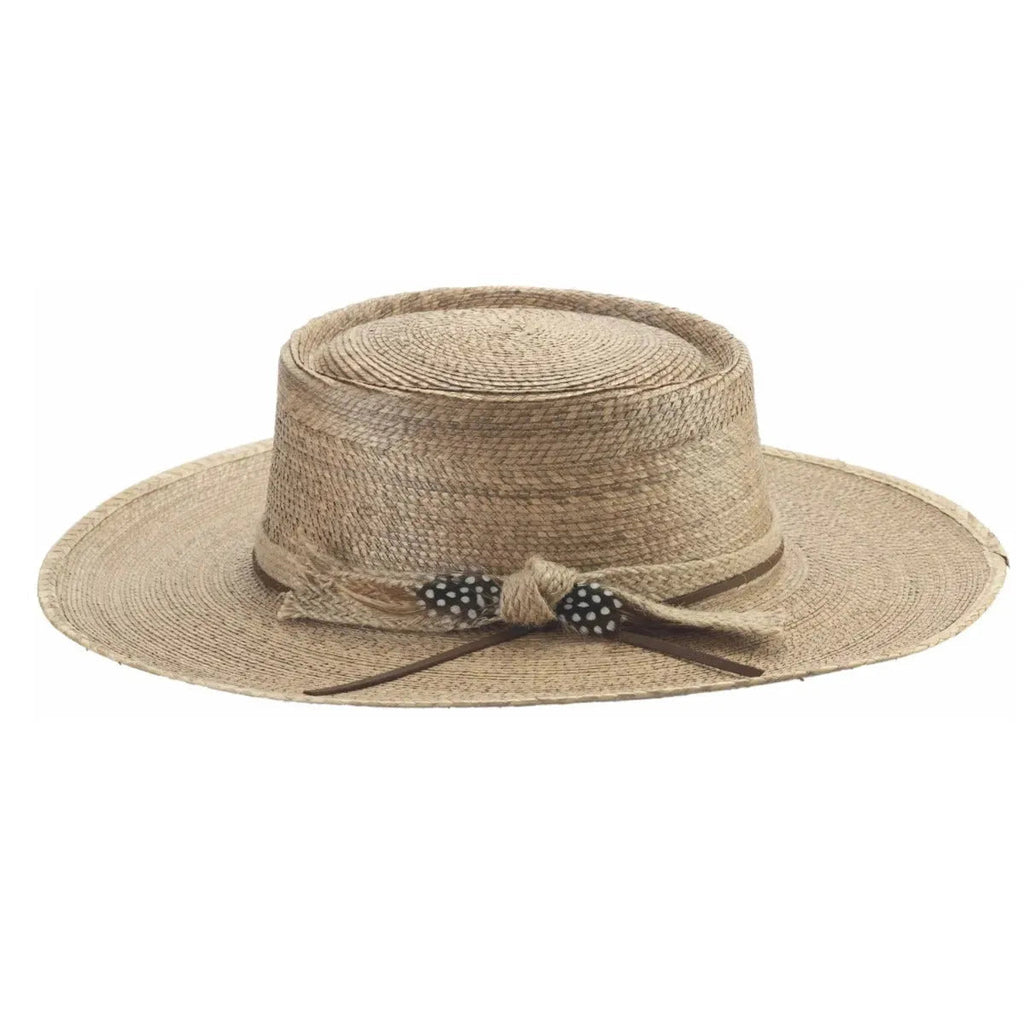 Chapeau de Cowboy en Cuir - Straw Gambler