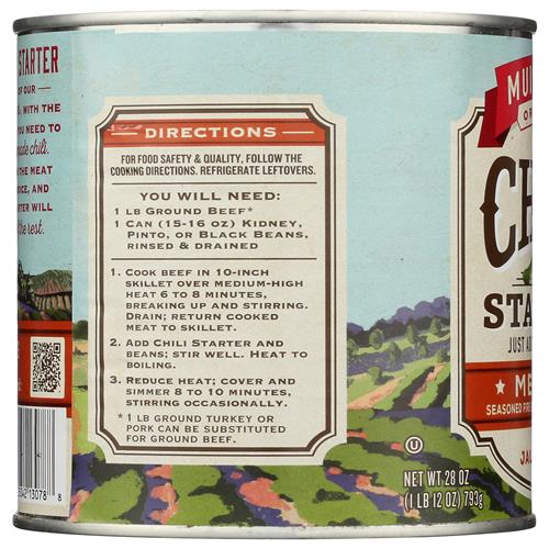 Base à chili bio aux jalapeños Muir Glen, 794 g