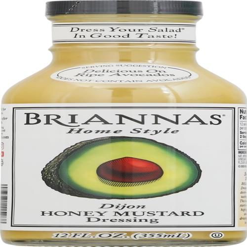 Briannas, Honey Mustard Dijon Dressing, 12 Oz