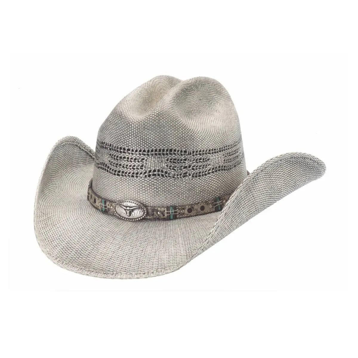 Fouet en cuir de bœuf – Chapeau de cowboy en paille Bangora