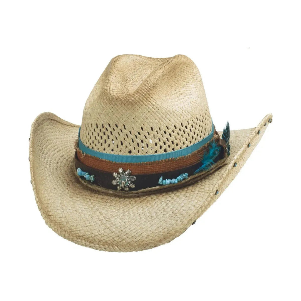 Bullhide Sweet Caroline - Chapeau de cow-girl en véritable paille de Panama