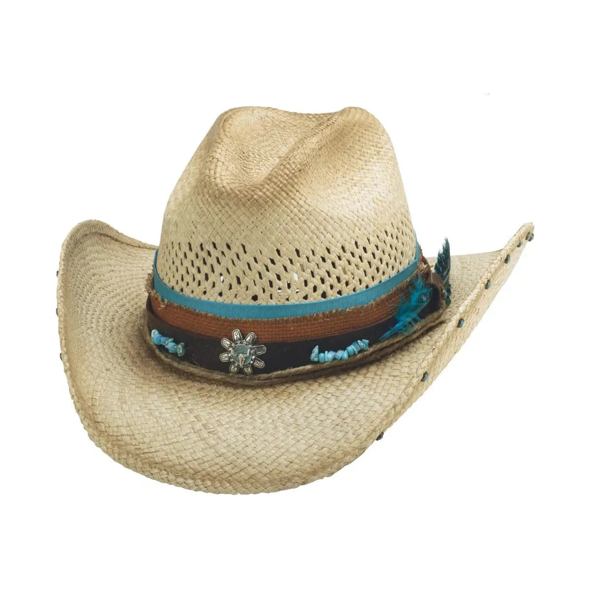 Bullhide Sweet Caroline - Chapeau de cow-girl en véritable paille de Panama