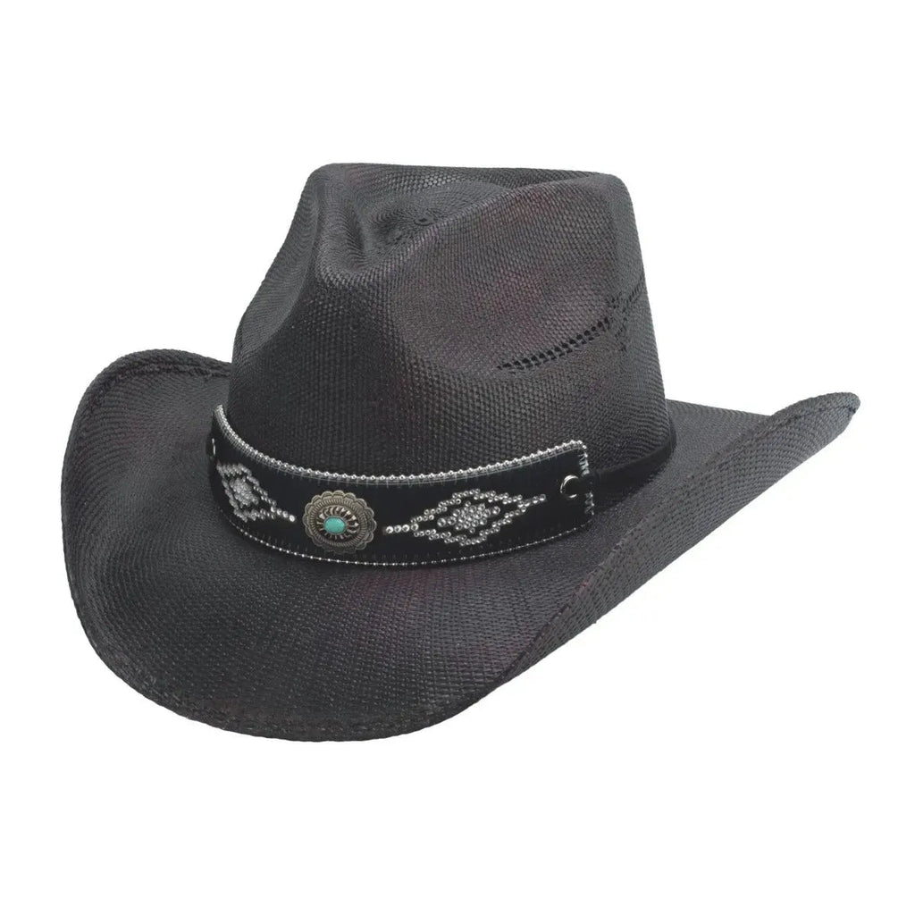 Bullhide Tell Me Why - Chapeau de cowboy en paille Bangora
