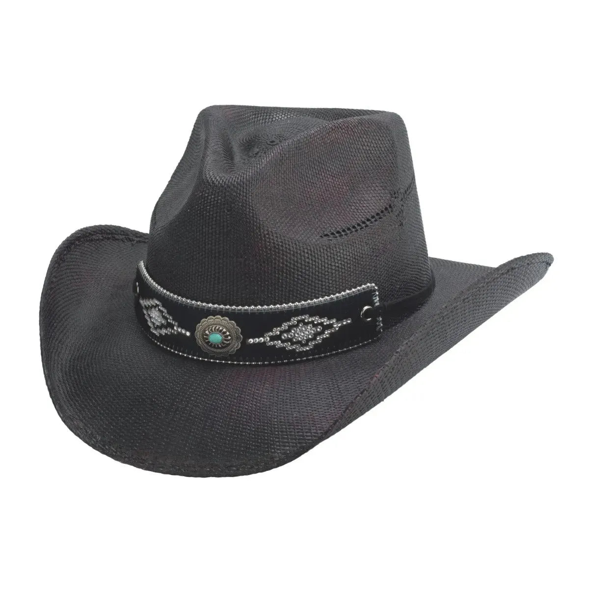 Bullhide Tell Me Why - Chapeau de cowboy en paille Bangora