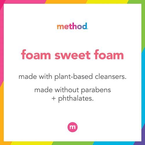 Savon moussant pour les mains Method, pamplemousse rose, formule biodégradable, 295 ml (lot de 1)
