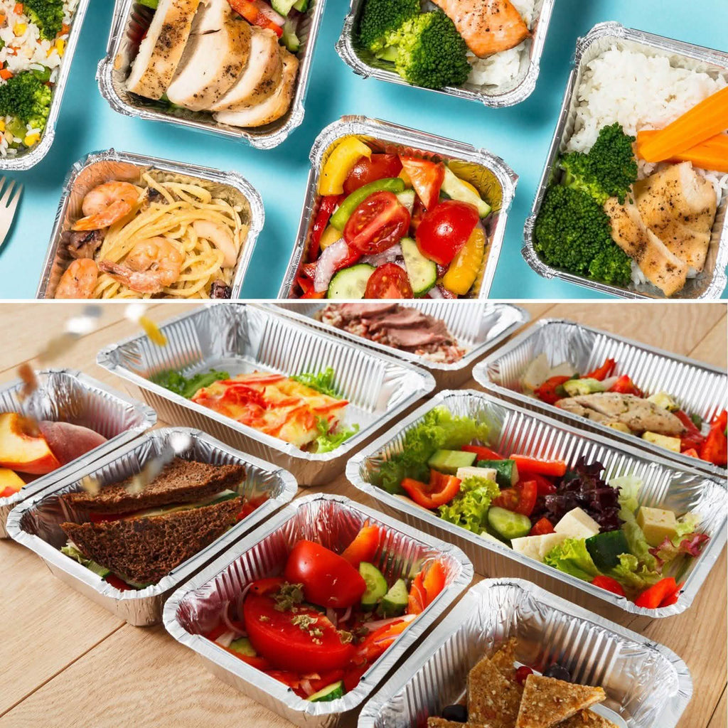 51 paquets : MOULE À PAIN 4 po en aluminium, jetable, qualité supérieure, très résistant.