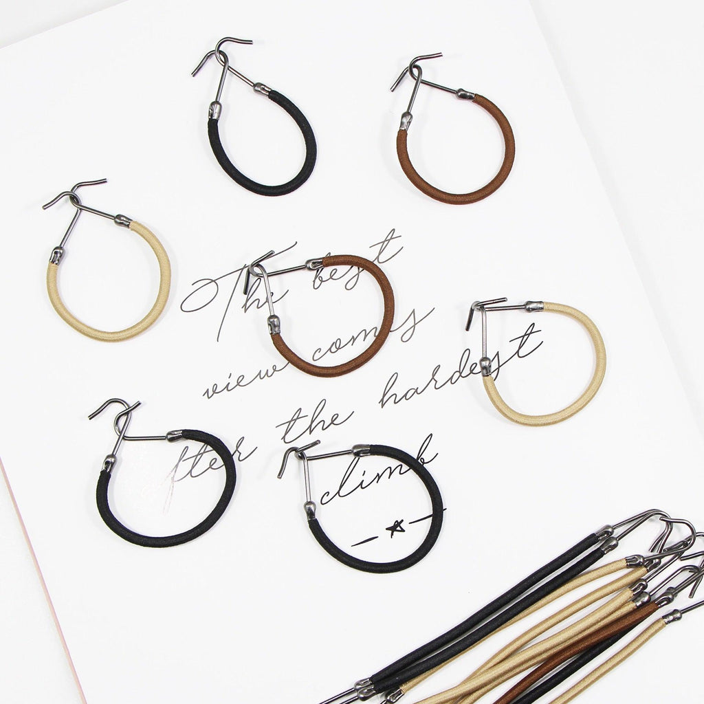 5/10pcs Attaches à Cheveux Élastiques en Caoutchouc pour Queue de Cheval Crochets de Cheveux pour Femmes Élastiques à Crochets Accessoires de Coiffure Outils de Coiffure Attaches Chouchous Magnifiques Accessoires Capillaires pour Femmes