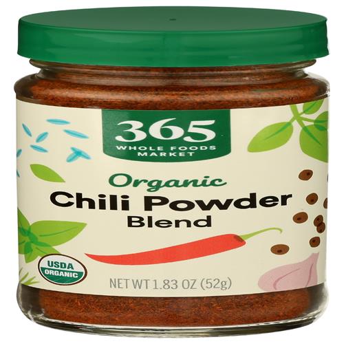 Whole Foods Market, Mélange de Poudre de Chili Bio, 1,83 oz