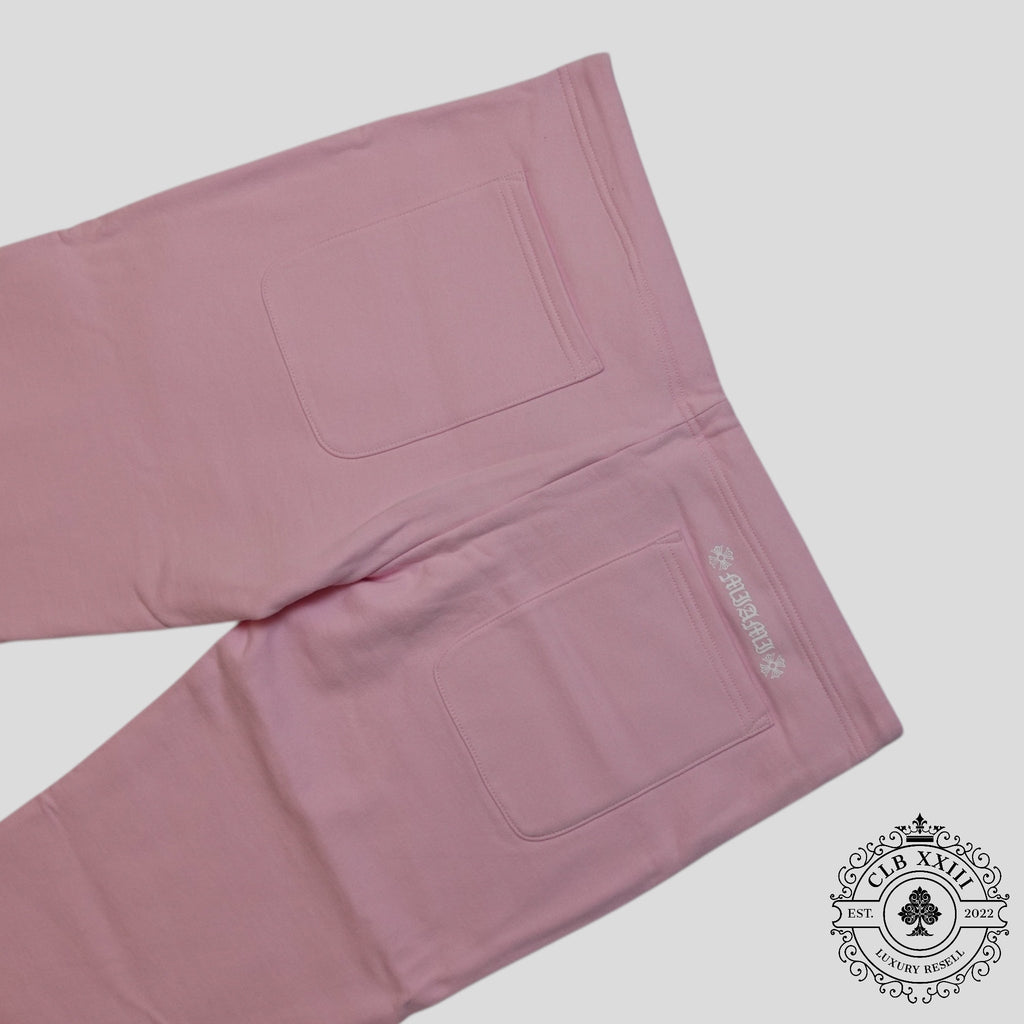 Pantalon de jogging Chrome Hearts Art Basel Vine Heart rose clair