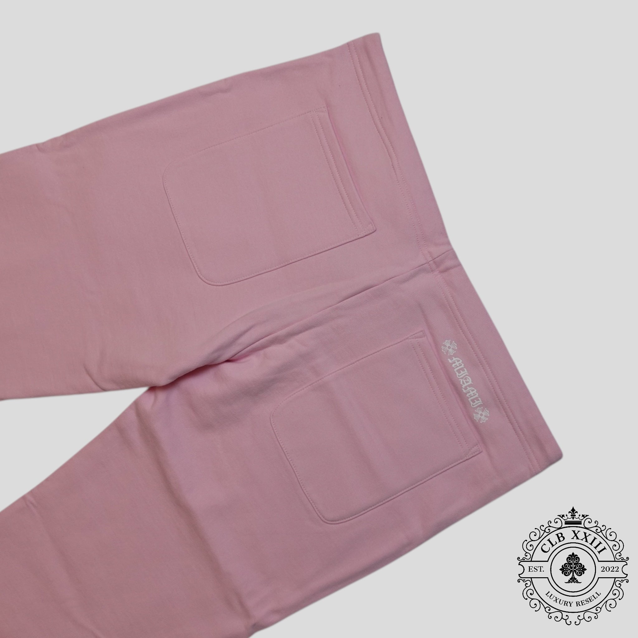 Pantalon de jogging Chrome Hearts Art Basel Vine Heart rose clair
