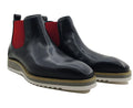 Maurice Boot Calfskin Shoes - Black/Red