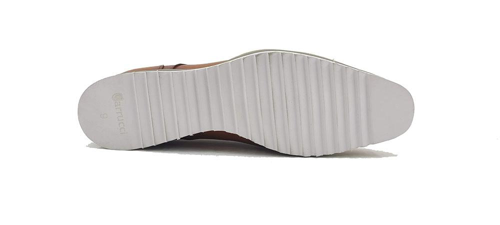 Carrucci Derby Calfskin - Chestnut