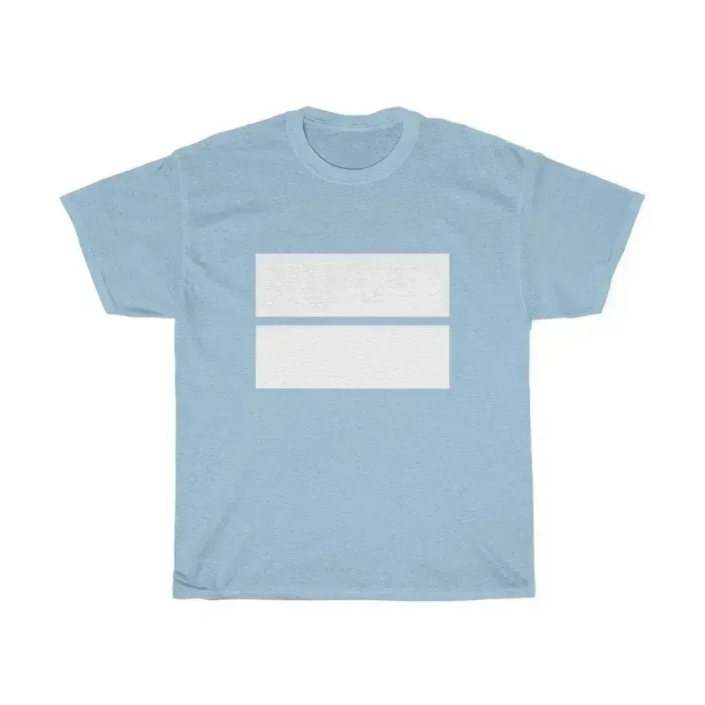 T-shirt en coton double bloc