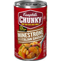 Soupe épaisse Campbell’s, minestrone à la saucisse italienne, boîte de 533 g
