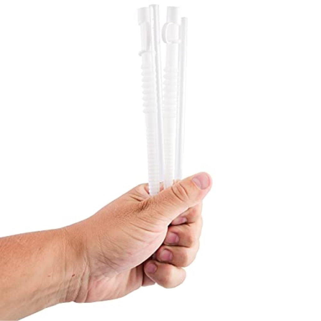 Pailles réutilisables en plastique de 530 ml et 946 ml | Plastique durable, sans BPA ni phtalates | Écologiques
