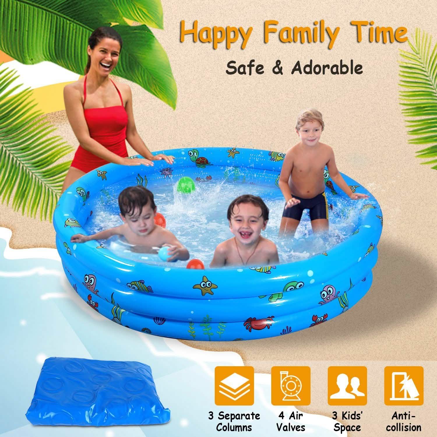 Piscine gonflable de 132x33 cm