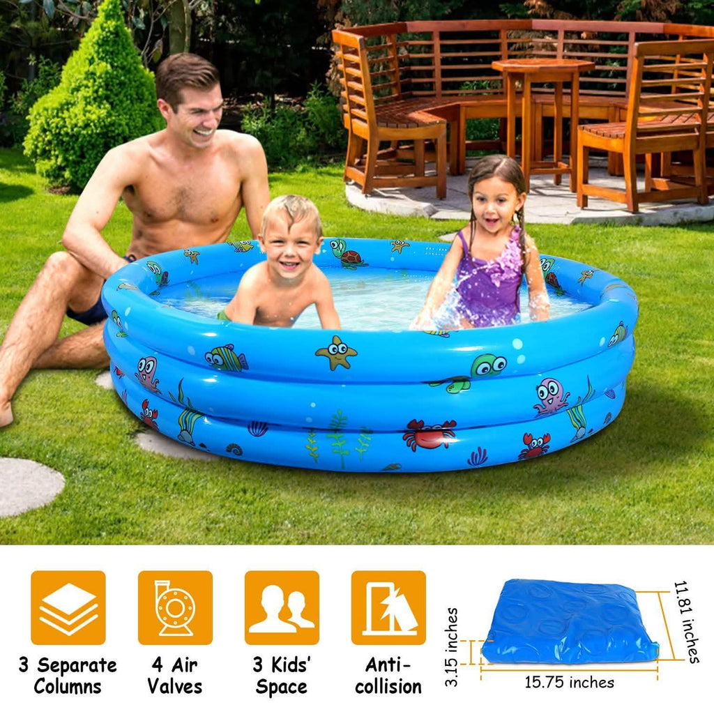 Piscine gonflable de 132x33 cm