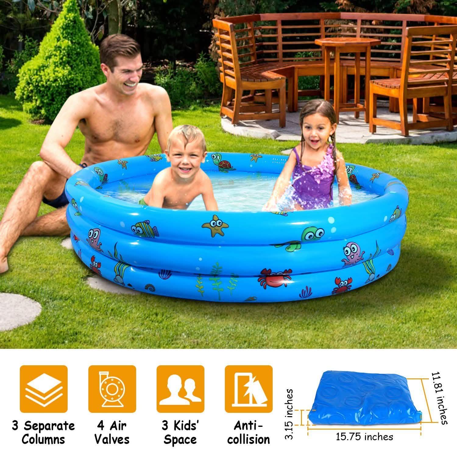 Piscine gonflable de 132x33 cm