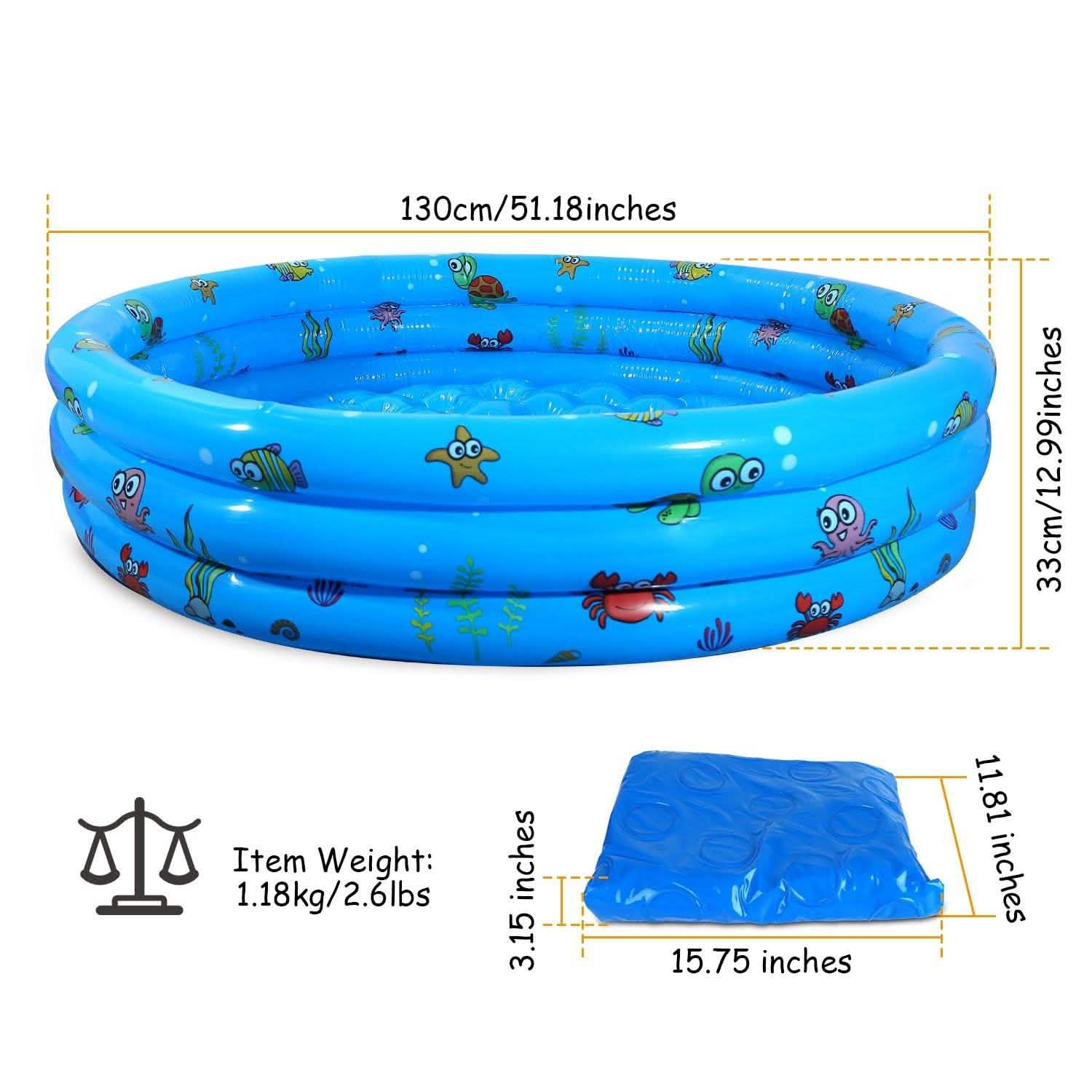 Piscine gonflable de 132x33 cm