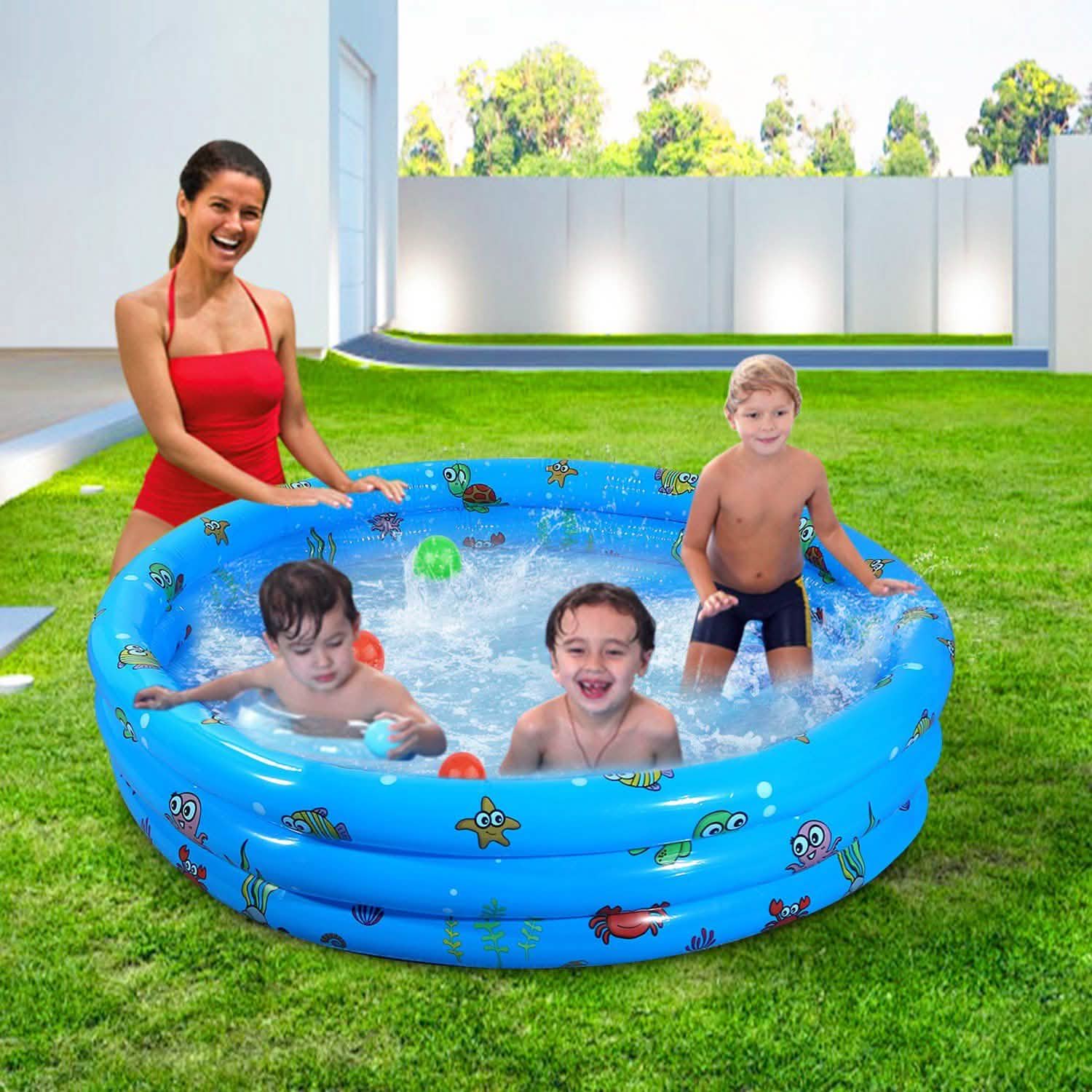 Piscine gonflable de 132x33 cm