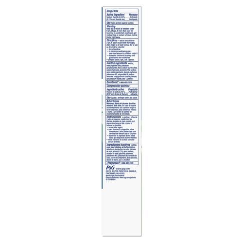 Crest +X Dentifrice blanchissant complet Outlast 40 mm, Menthe, 153 g, Paquet de 2, 1,83 kg (Paquet de 2)