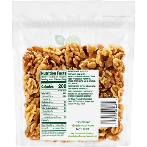 Simple Truth Moitiés et Morceaux de Noix 340 g