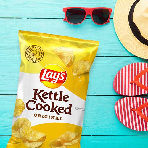 Croustilles cuites à la marmite Lays, 8 oz