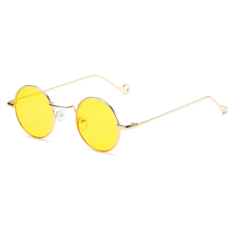 Lunettes de soleil Steampunk – Verres ronds rétro gothiques