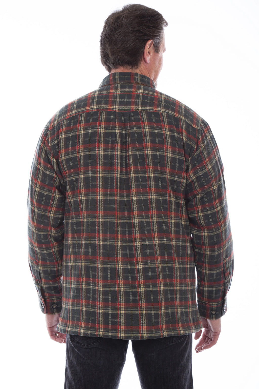 Scully Trail Haven - Chemise-Veste en Flanelle Western pour Hommes