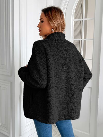 Veste d'hiver chaude zippée à manches longues, douillette et élégante, indispensable pour le froid, veste d'extérieur.