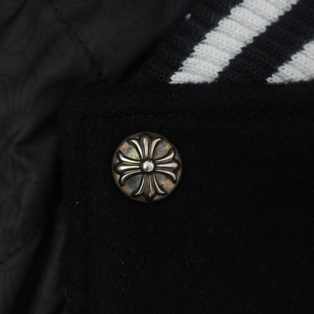 Blouson universitaire Chrome Hearts avec patch aigle