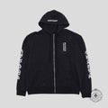 Sweat à capuche zippé Chrome Hearts Plus Monogram