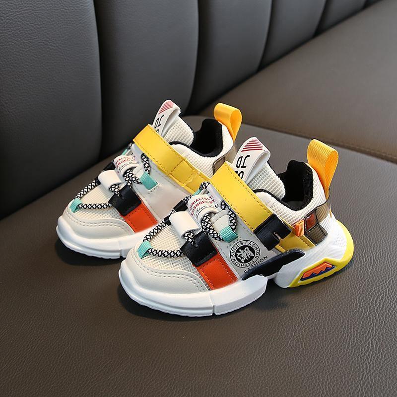 Chaussures de marche bébé garçon et fille Baskets premiers pas antidérapantes Douces et respirantes