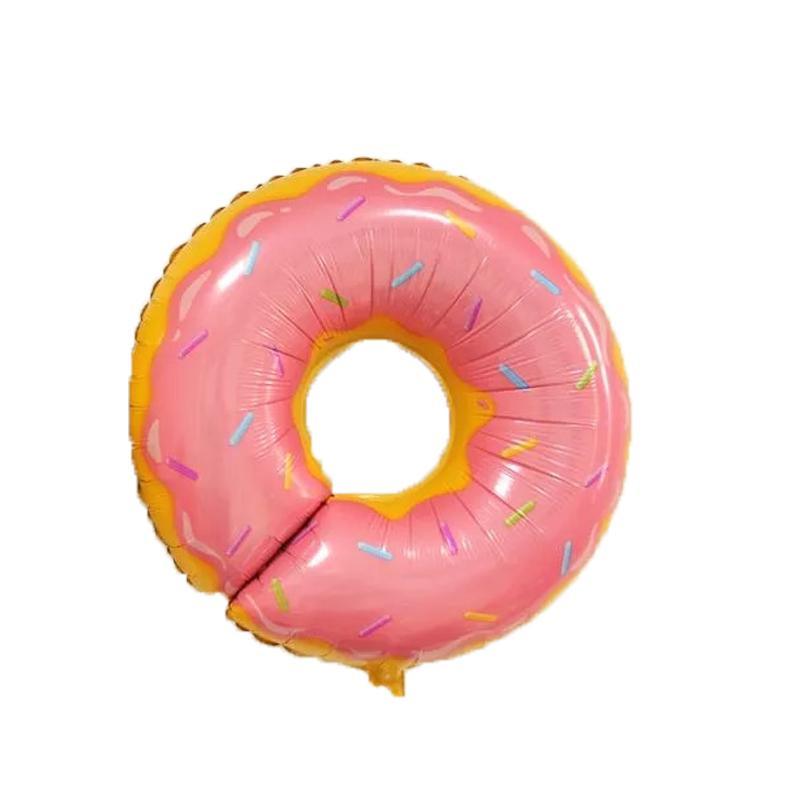 Grand Cœur Luxe Décorations Ballons et Donuts Rouge à Lèvres Glace et Ballons Style Arc-en-ciel pour Enfants Bébé et Décorations d'Anniversaire Hélium Gonflable