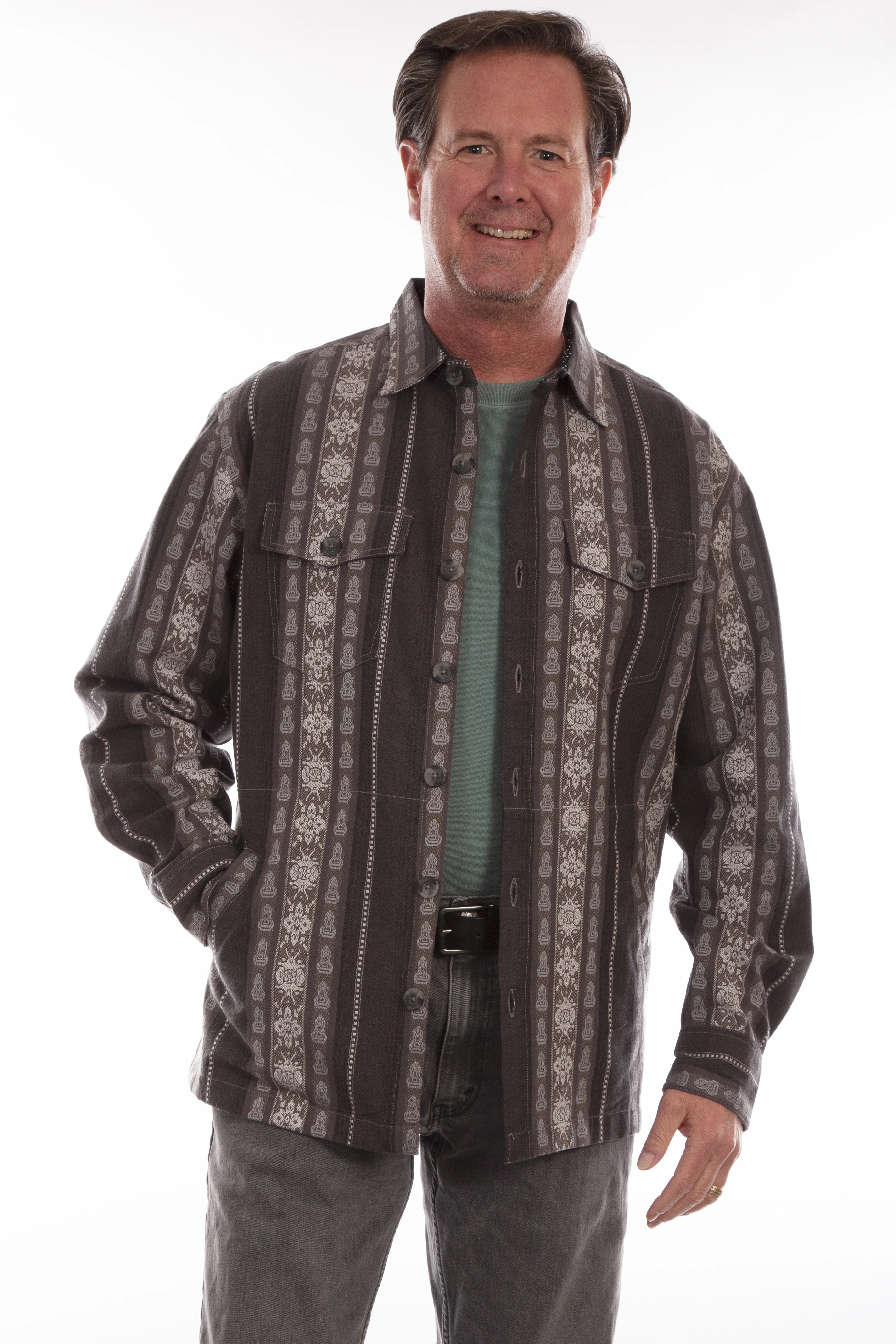 Scully Ridgeview - Surchemise à carreaux Western pour hommes
