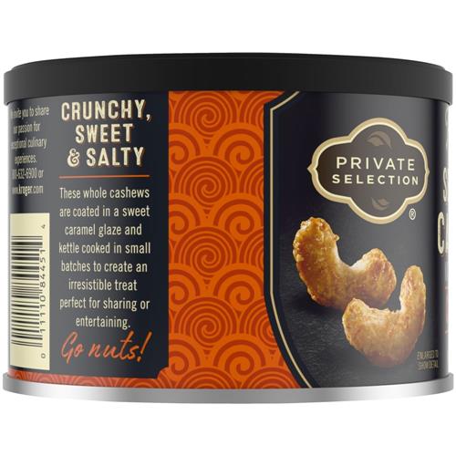 Noix de cajou cuites à la bouilloire avec caramel salé Private Selection 8 oz