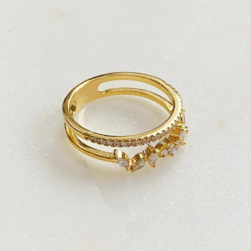 Bague sertie de bijoux Romance Française