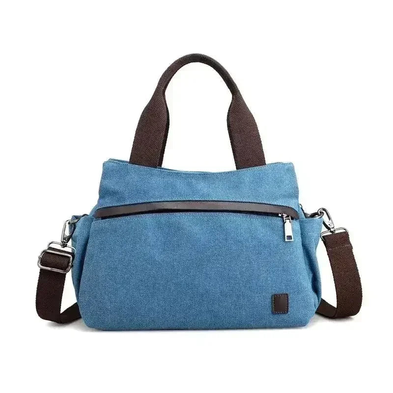 Sac bandoulière en toile vintage pour femme