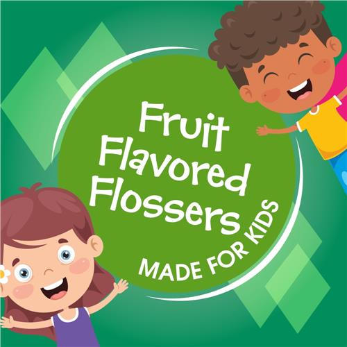Kroger Kids Flossups Saveur Fruits Tropicaux 30 unités