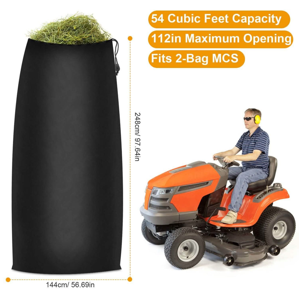 Sac de ramassage de feuilles pour tracteur de pelouse de 54 pi³