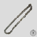 Bracelet Chaîne Papier Chrome Hearts en Argent