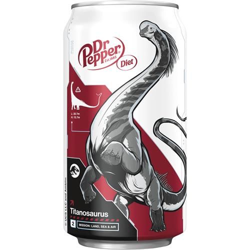 Boissons gazeuses Diet Dr Pepper, canettes de 355 ml, paquet de 12