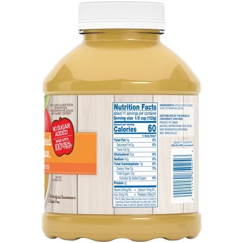 Compote de pommes non sucrée Kroger 1,3 kg