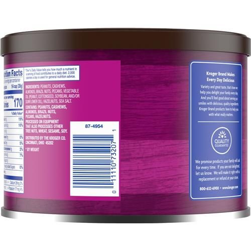 Mélange de noix salées au sel de mer Kroger 963 g