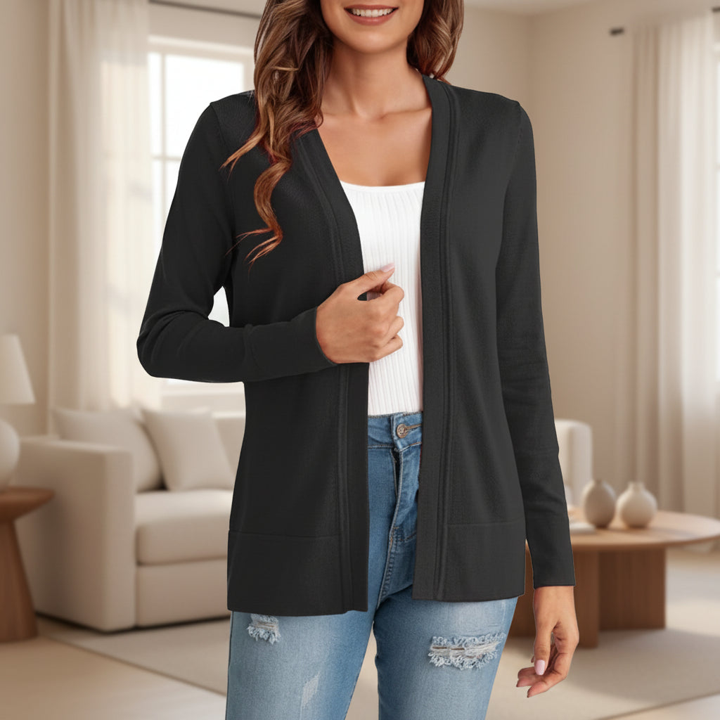 Cardigan en maille ample pour femme – 4 couleurs S–XXL