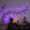 Guirlande lumineuse LED 54 chauves-souris pour Halloween, guirlande lumineuse décorative murale d'intérieur