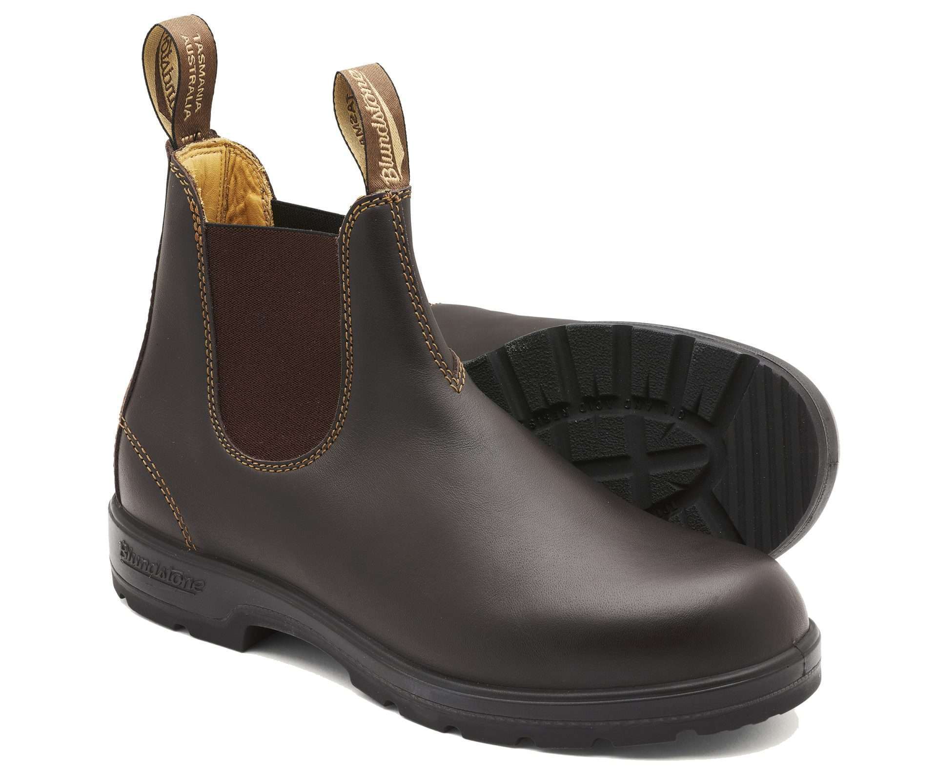 BLUNDSTONE 550 BOTTINES CHELSEA CLASSIQUES POUR HOMMES - MARRON NOUVEAU NOYER